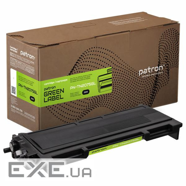 Тонер-картридж Patron BROTHER TN-2075 GREEN Label (PN-TN2075GL)