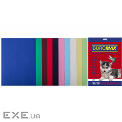 Папір Buromax А4, 80g, DARK+PASTEL, 10colors, 20sh (BM.27211120-99)
