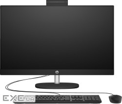 Моноблок 27"HP 27-cr0075ua AiO i5-1335U/16Gb/SSD512Gb/WiFi/Cam/K&M/DOS/Jet Black (BV7Y6EA)