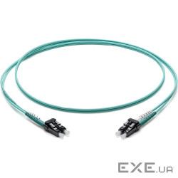 ВО патч-корд, LC/UPC-LC/UPC, 2.0мм, (OM3 Clearcurve®), Duplex, LSZH, 2м, Corning (F050502T2Z20002M)