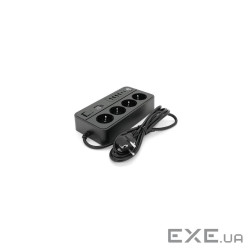 Мережевий фільтр із захистом від перенапруги G13H, 3000W, 4 Socket + 4 USB 3,2А + 2 Type-C (YT-G13H)