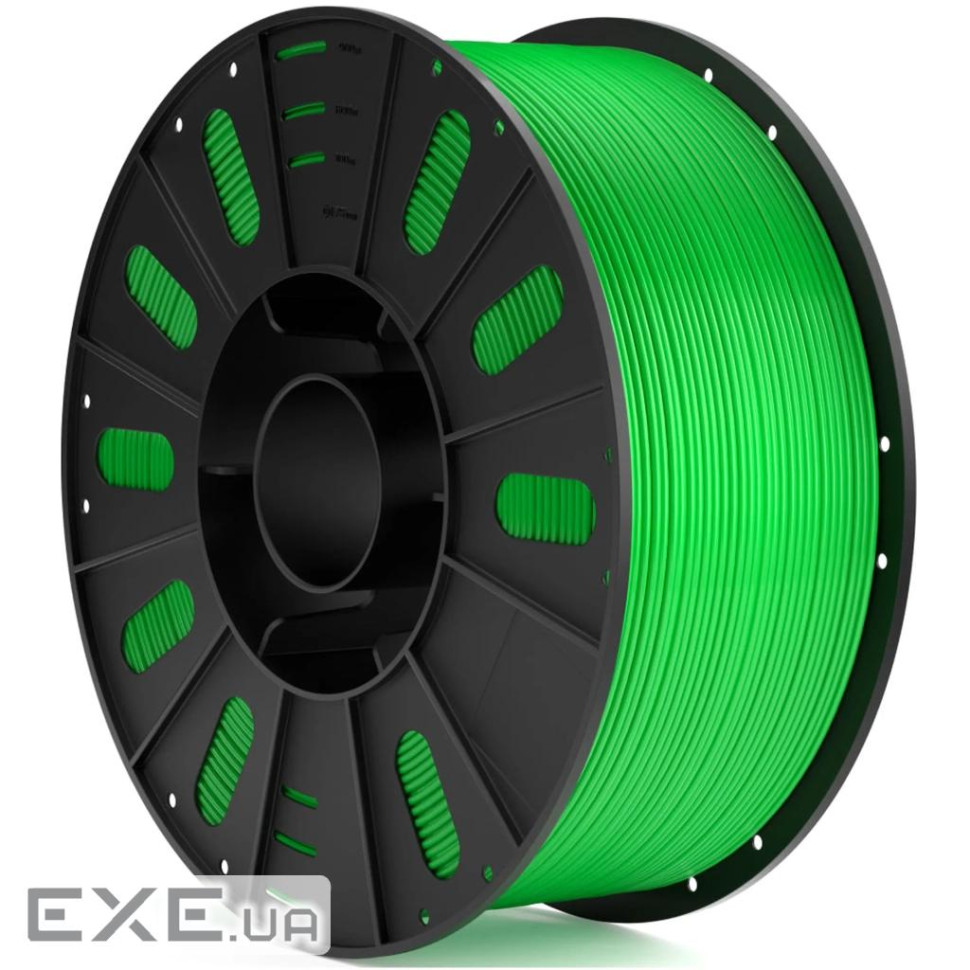 Пластик для 3D-принтера ELEGOO Rapid PLA Plus 3кг, 1.75мм, green (50.203.0355)
