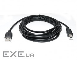 Кабель для принтера USB2.0 AM / BM 2.0m Pro black REAL-EL (EL123500026)