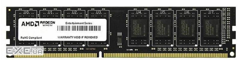Модуль пам'яті AMD Radeon R5 Entertainment DDR3L 1600MHz 4GB (R534G1601U1SL-U)