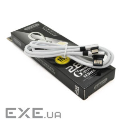 Кабель iKAKU KSC-028 JINDIAN charging data cable forType-C, Silver, довжина 1м , 2.4A, (KSC-028-S-TC)