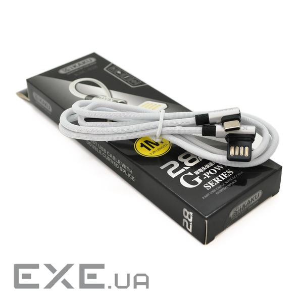 Кабель iKAKU KSC-028 JINDIAN charging data cable forType-C, Silver, довжина 1м , 2.4A, (KSC-028-S-TC)