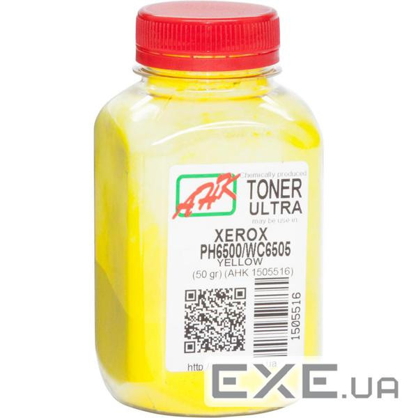 Тонер Xerox Ph6500/ WC6505, ULTRA COLOR, 50г Yellow AHK (1505516)