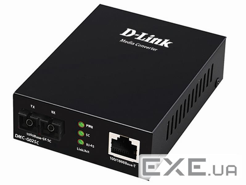 Медиаконвертер D-Link DMC-G02SC