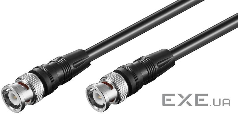Кабель антений BNC/50ohm M/M 5.0m,RG58 Shielded,чорний (75.03.3767-1)