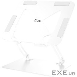 Підставка для ноутбука Laptop Stand 10-17" Aluminum Alloy Media-Tech біла (MT2661W)