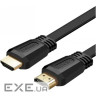 Кабель UGREEN ED015 Flat Cable HDMI 3м Black (50820) (UGR-50820)