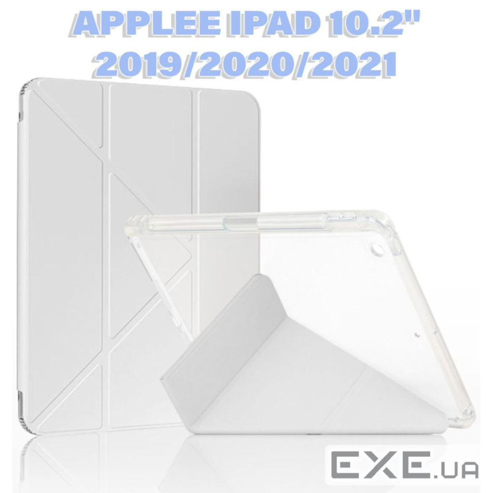 Чохол до планшета BeCover Ultra Slim Origami Transparent Apple Pencil Apple iPad 10.2 2019/ (711099)
