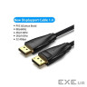 Кабель мультимедійний DisplayPort M to DisplayPort M 1.0m 8K60Hz black Vention (HCCBF)