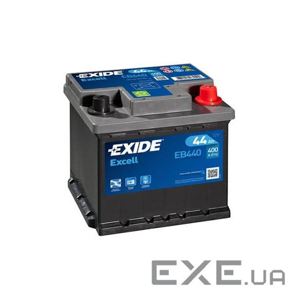Акумулятор автомобільний EXIDE EXCELL 44A (EB440)