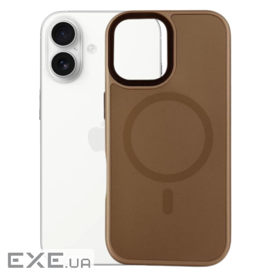 Чохол до мобільного телефона BeCover FIBRA ArcLine MagSafe Apple iPhone 17 Brown (715373)