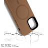 Чохол до мобільного телефона BeCover FIBRA ArcLine MagSafe Apple iPhone 17 Brown (715373)