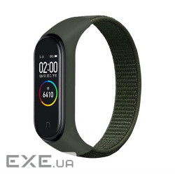 Ремінець BeCover Nylon Style для Xiaomi Mi Smart Band 7 Khaki (707661)