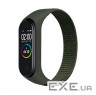 Ремінець BeCover Nylon Style для Xiaomi Mi Smart Band 7 Khaki (707661)
