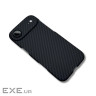 Чохол до мобільного телефона BeCover FIBRA Carbonite MagSafe Apple iPhone 17 Air Black (715407)