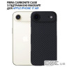 Чохол до мобільного телефона BeCover FIBRA Carbonite MagSafe Apple iPhone 17 Air Black (715407)