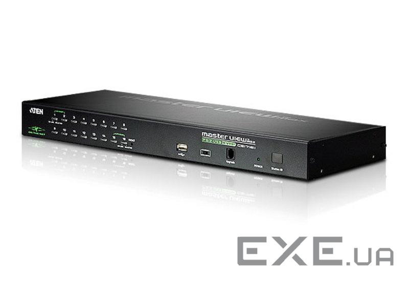 16-портовий KVM over IP комутатор PS / 2-USB, 19 ", 2 кабелю в комплекті (CS1716I-AT-G)