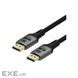 Кабель DisplayPort (M) - DisplayPort (M), 1.5 м, Black, ColorWay, V2.1, 16K / 60 Гц (CW-CBDP091-BK)