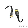 Кабель DisplayPort (M) - DisplayPort (M), 1.5 м, Black, ColorWay, V2.1, 16K / 60 Гц (CW-CBDP091-BK)