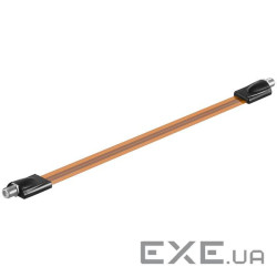 Перехідник антенний RF:F F/F,0.52m 75Ohm D=2.5mm Shield Cu,прозорий (75.06.7246-10) (75.06.7246-10)