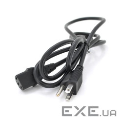 Кабель живлення 1.2m, 0.5mm, PC-184/2 B-C13 3 pin із заземленням (американськ (PC-184/2 B-C13СAA15)