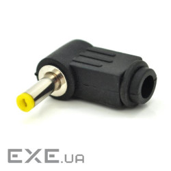 Перехідник DC 4.0x1.7mm(тато) під пайку, штекер 90 (YT-A-4.0x1.7M)