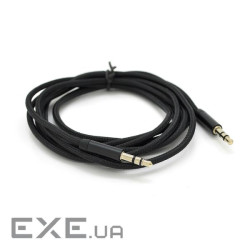 Кабель VEGGIEG mini-jack 3.5 мм 1м Black (YT-AUXGJ(M) (M)-AB-1) (YT-AUXGJ(M)/(M)-AB-1)