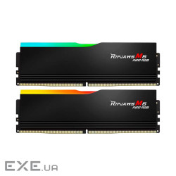 Модуль пам'яті G.SKILL Ripjaws M5 Neo RGB Matte Black DDR5 6000MHz 32GB (F5-6000J3636F16GX2-RM5NRK)
