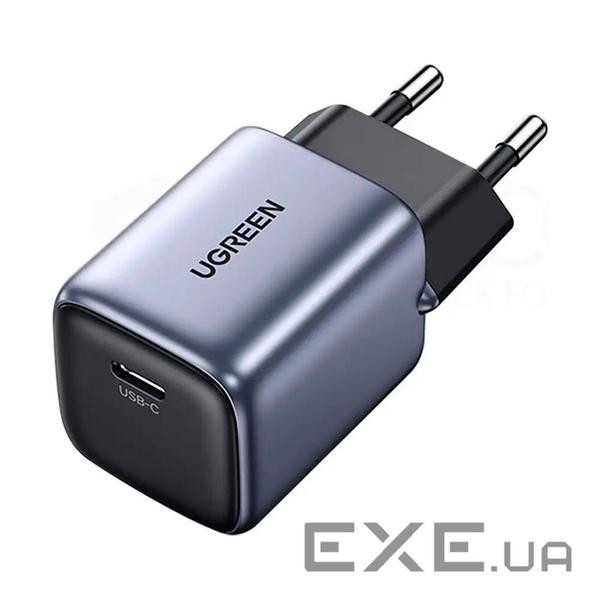 Зарядний пристрій UGREEN CD319 Nexode Mini GaN 30W 1xUSB-C, PD3.0, QC4.0 Wall Charger (CD319 Whit)