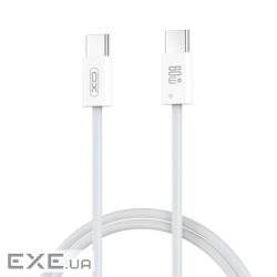 Дата кабель USB-C to USB-C 1.0m 60W white XO (CB-Q73CC)