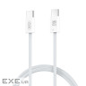 Дата кабель USB-C to USB-C 1.0m 60W white XO (CB-Q73CC)