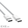 Дата кабель USB-C to USB-C 1.0m 60W white XO (CB-Q73CC)