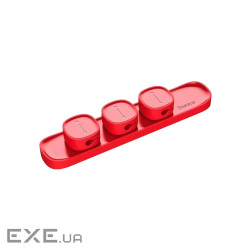 Тримач для кабелю Baseus Peas Cable Clip Red (ACWDJ-09)