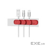 Тримач для кабелю Baseus Peas Cable Clip Red (ACWDJ-09)