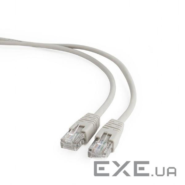 Патч корд Cablexpert 1м UTP, Серый, 1 м, 5е cat. (PP12-1M)