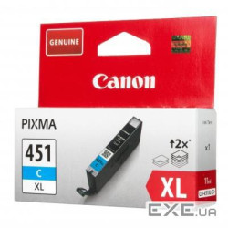 Картридж Canon CLI-451C XL Cyan (6473B001)