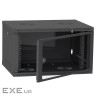 Шафа настінна Ipcom 4U, 600*350, RAL9005 (СН-4U-060х035-ДС-9005) (IPCOM СН-4U-060х035-ДС-9005)