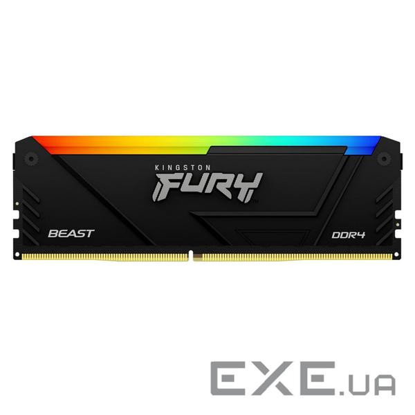 Модуль пам'яті KINGSTON FURY Beast RGB DDR5 6000MHz 32GB (KF560C36BBEA-32)
