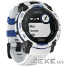 Смарт-часы Garmin Instinct 3 45mm Solar Whitestone with Whitestone/Bolt Blue Silicone (010-02934-03)