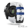 Смарт-часы Garmin Instinct 3 45mm Solar Whitestone with Whitestone/Bolt Blue Silicone (010-02934-03)