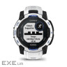 Смарт-часы Garmin Instinct 3 45mm Solar Whitestone with Whitestone/Bolt Blue Silicone (010-02934-03)