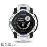 Смарт-часы Garmin Instinct 3 45mm Solar Whitestone with Whitestone/Bolt Blue Silicone (010-02934-03)