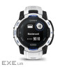 Смарт-часы Garmin Instinct 3 45mm Solar Whitestone with Whitestone/Bolt Blue Silicone (010-02934-03)