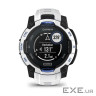Смарт-часы Garmin Instinct 3 45mm Solar Whitestone with Whitestone/Bolt Blue Silicone (010-02934-03)