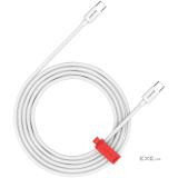 CANYON cable CC60AB C-C 60W Braided 1.2m White (CND-CC60AB12W)