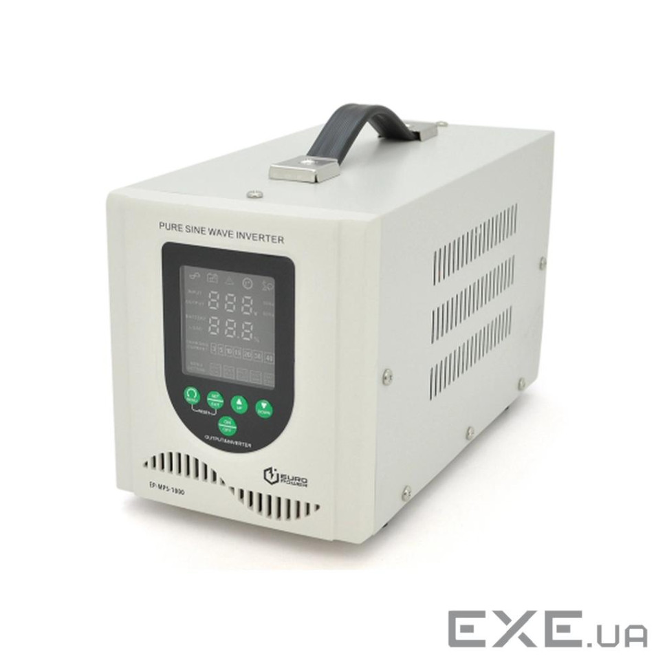 ДБЖ з правильною синусоїдою Europower EP-MPS-1000 / 12 (700 Вт) 5 / 10 / 15 / 20А, під зовнішню АКБ